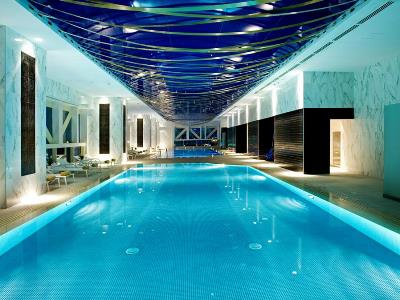 indoor pool - hotel kempinski residences and suites - doha, qatar