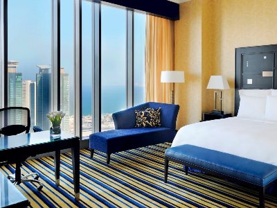 bedroom - hotel marriott marquis city center - doha, qatar