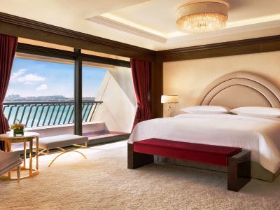 bedroom - hotel sheraton grand resort and convention - doha, qatar