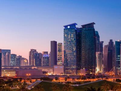 exterior view - hotel city centre rotana - doha, qatar