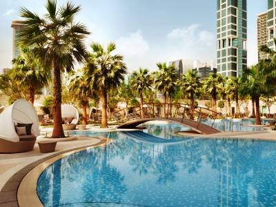 exterior view - hotel jw marriott marquis city center doha - doha, qatar