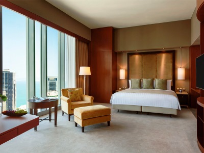 bedroom - hotel jw marriott marquis city center doha - doha, qatar