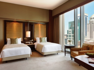 bedroom 3 - hotel jw marriott marquis city center doha - doha, qatar