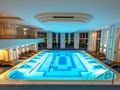 indoor pool - hotel jw marriott bucharest grand - bucharest, romania