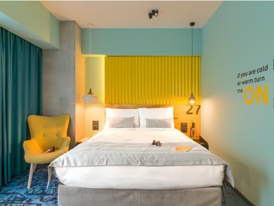 bedroom 1 - hotel ibis styles bucharest erbas - bucharest, romania