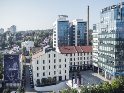 exterior view - hotel radisson collection hotel old mill - belgrade, serbia