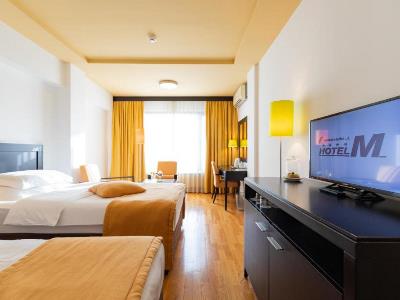 bedroom 1 - hotel hotel m - belgrade, serbia
