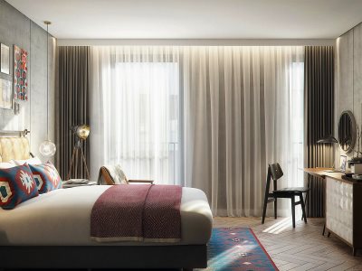 bedroom 1 - hotel hotel indigo belgrade - belgrade, serbia