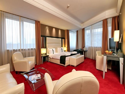 bedroom 1 - hotel holiday inn belgrade - belgrade, serbia