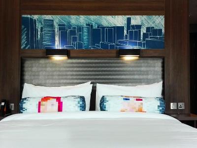 bedroom 1 - hotel aloft dhahran - al khobar, saudi arabia