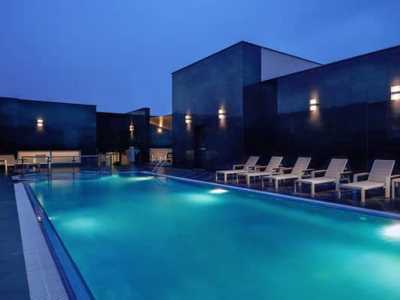 outdoor pool - hotel hilton garden inn al khobar - al khobar, saudi arabia