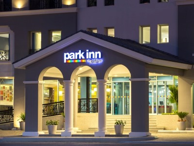 exterior view - hotel park inn by radisson dammam - dammam, saudi arabia
