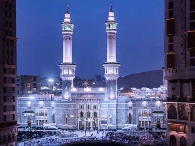 exterior view - hotel conrad makkah - mecca, saudi arabia