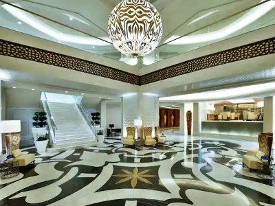 lobby - hotel conrad makkah - mecca, saudi arabia