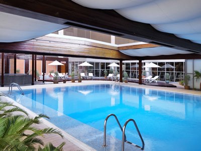 indoor pool - hotel radisson blu - riyadh, saudi arabia