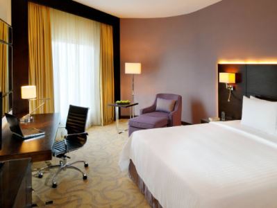 bedroom 1 - hotel courtyard riyadh diplomatic quarter - riyadh, saudi arabia