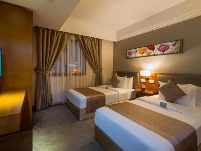 bedroom 1 - hotel boudl al qasr - riyadh, saudi arabia