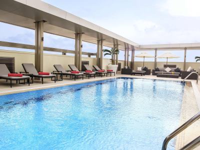 outdoor pool - hotel centro shaheen - jeddah, saudi arabia