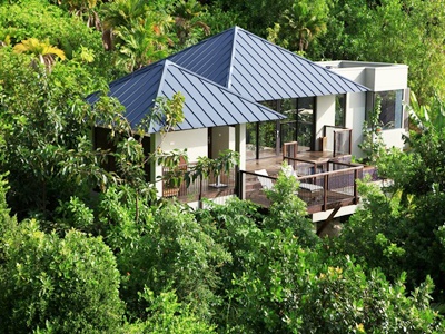 exterior view - hotel raffles seychelles - praslin, seychelles