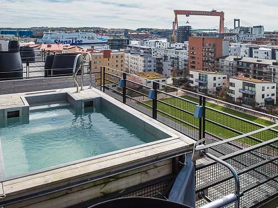outdoor pool - hotel quality hotel 11 - gothenburg, sweden