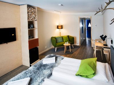 bedroom 2 - hotel camp ripan - kiruna, sweden
