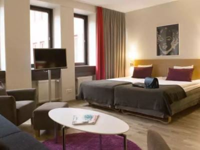 bedroom 2 - hotel scandic malmo city - malmo, sweden