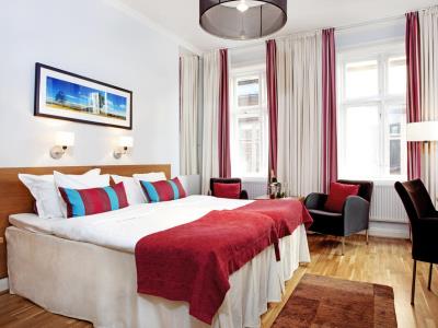 bedroom 1 - hotel scandic stortorget - malmo, sweden