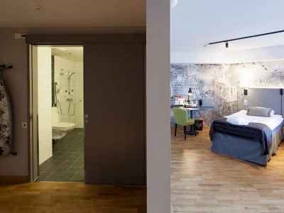 bedroom - hotel scandic triangeln - malmo, sweden