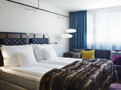 bedroom - hotel clarion amaranten - stockholm, sweden
