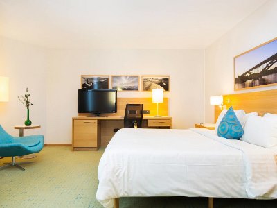 bedroom 1 - hotel courtyard marriott kungsholmen - stockholm, sweden