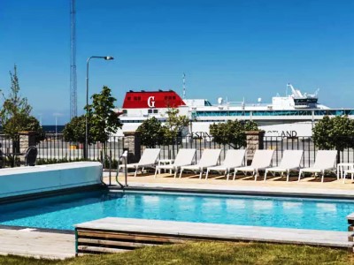 outdoor pool - hotel scandic visby - visby, sweden