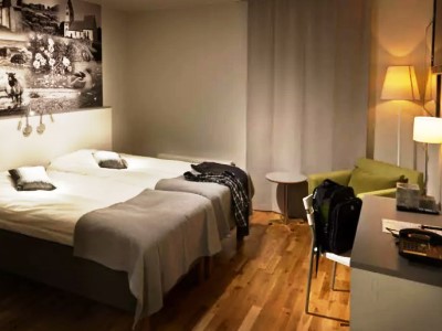 bedroom - hotel scandic visby - visby, sweden