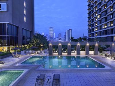 outdoor pool 1 - hotel carlton singapore - singapore, singapore