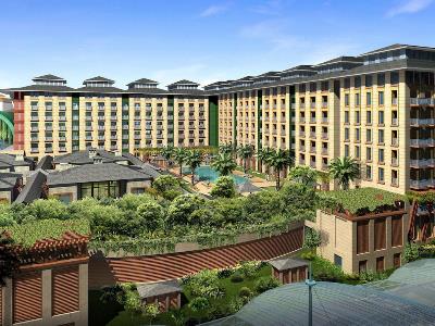 exterior view - hotel resorts world sentosa - hotel ora - singapore, singapore