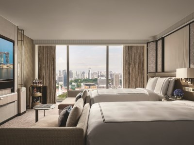 bedroom 3 - hotel marina bay sands - singapore, singapore