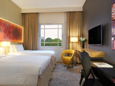 bedroom 1 - hotel rendezvous - singapore, singapore