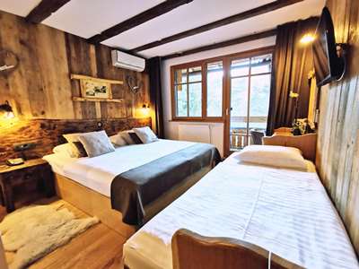 bedroom 2 - hotel ribno alpine hotel - bled, slovenia