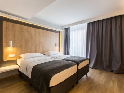 bedroom - hotel hotel m - ljubljana, slovenia