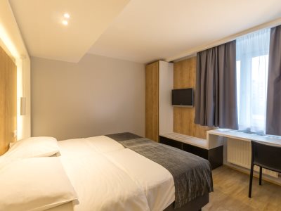 bedroom 1 - hotel hotel m - ljubljana, slovenia