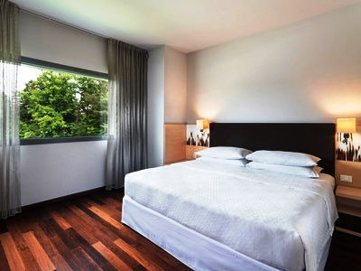 bedroom - hotel four points by sheraton ljubljana mons - ljubljana, slovenia
