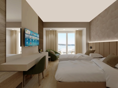 bedroom 1 - hotel riviera - portoroz, slovenia