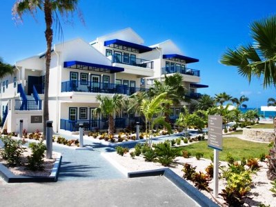 exterior view - hotel hilton vacation club flamingo beach - sint maarten, sint maarten
