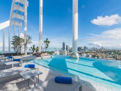 outdoor pool - hotel arbour hotel and residence pattaya - pattaya, thailand