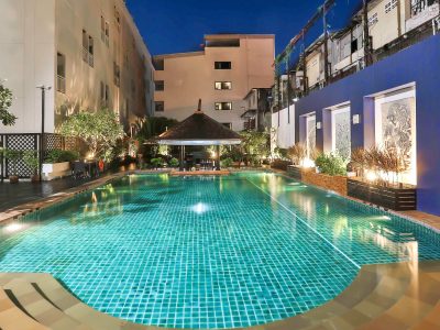 outdoor pool 1 - hotel sunbeam - pattaya, thailand