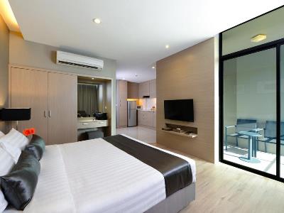 bedroom - hotel altera hotel and residence - pattaya, thailand
