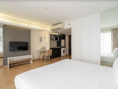 bedroom - hotel aster hotel and residence - pattaya, thailand