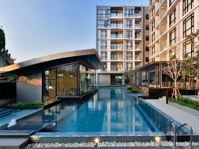 outdoor pool - hotel arden hotel and residence - pattaya, thailand