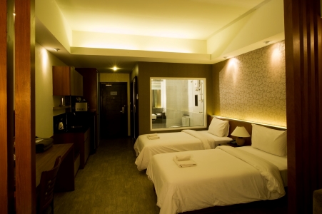 deluxe room 2 - hotel inn residence serviced suites - pattaya, thailand
