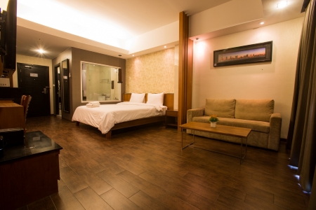 bedroom 2 - hotel inn residence serviced suites - pattaya, thailand