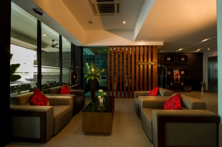 lobby - hotel inn residence serviced suites - pattaya, thailand